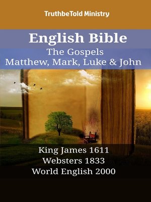 cover image of English Bible--The Gospels--Matthew, Mark, Luke & John